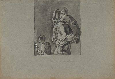 Eneasz i Anchises, 1611-74. autorstwa Leonard Bramer