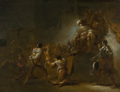 Wyrok Salomona, 1640s. autorstwa Leonard Bramer