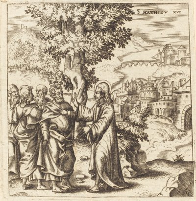 Chrystus upomina swoich uczniów autorstwa Leonard Gaultier