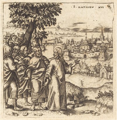 Chrystus upomina swoich uczniów autorstwa Leonard Gaultier