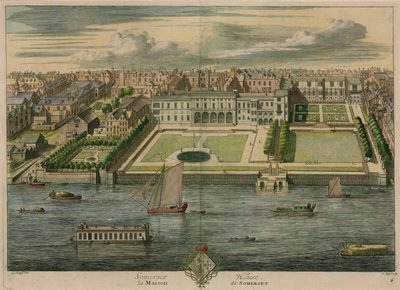 Somerset House, Londyn autorstwa Leonard Knyff
