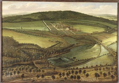 North Prospect of Hampton Court, c.1699 autorstwa Leonard Knyff