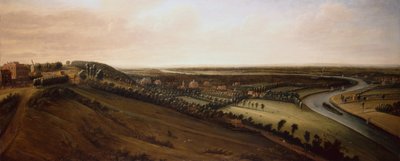 Widok od strony Richmond Hill w kierunku Nowego Parku hrabiego Rochester (olej na płótnie) autorstwa Leonard Knyff