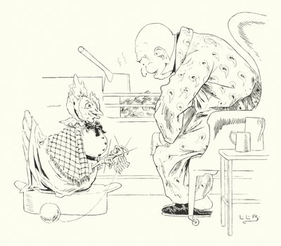 Miałem małą kurę, najładniejszą jaką widziałem (grawerunek) autorstwa Leonard Leslie Brooke