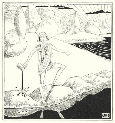 Gdyby cały świat był szarlotką, a całe morze atramentem (rycina) autorstwa Leonard Leslie Brooke