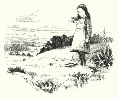 Ptaszku, ptaszku, odlatuj do domu (grawerowanie) autorstwa Leonard Leslie Brooke