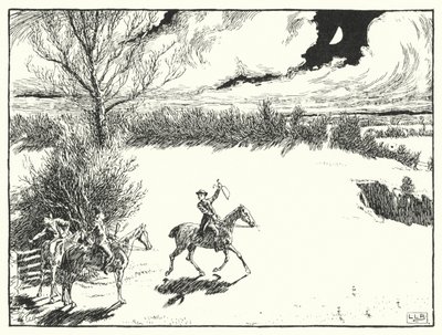 Było trzech jowialnych Walijczyków (rycina) autorstwa Leonard Leslie Brooke