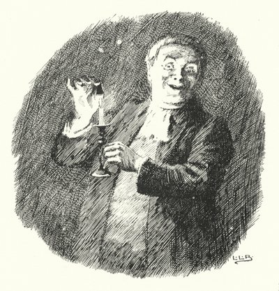 Aby wasze świece trwały przez cały rok, wy żony i pokojówki dajcie ucho (grawerowanie) autorstwa Leonard Leslie Brooke