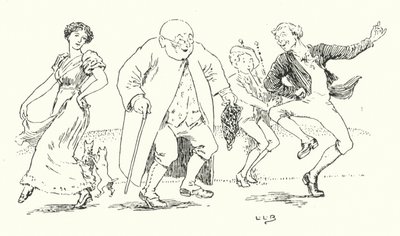 Tom był synem dudziarza (grafika) autorstwa Leonard Leslie Brooke