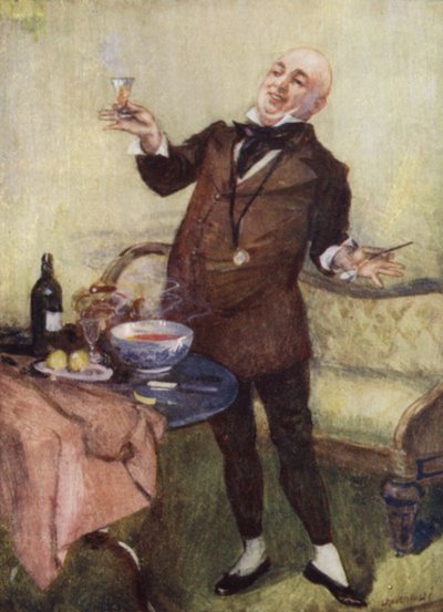 Pan Micawber w swoim żywiole autorstwa Leonard Raven Hill