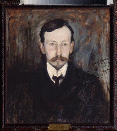 Portret autora Ivan A Bunin (Portret autora Ivan A Bunin) - Malarstwo Leonarda Wiktorowicza Turzhansky