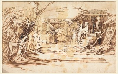 Zestaw do szopki bożonarodzeniowej (szopka) autorstwa Leonardo Scaglia