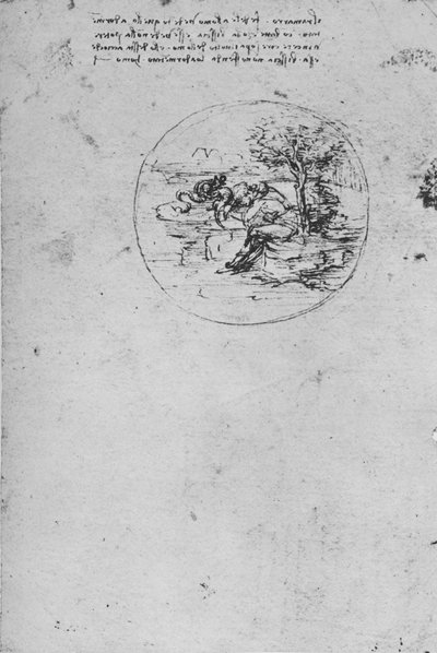 Alegoria Jaszczurki Symbolizującej Prawdę, ok. 1480 1945 autorstwa Leonardo da Vinci