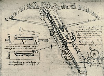 Balista, 1928 autorstwa Leonardo da Vinci
