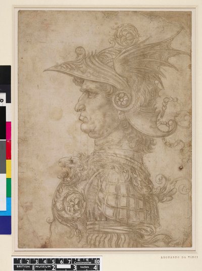 Popiersie wojownika autorstwa Leonardo da Vinci