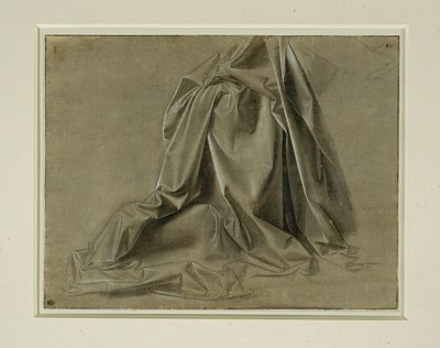 Daperie dla figurki manekina ... autorstwa Leonardo da Vinci