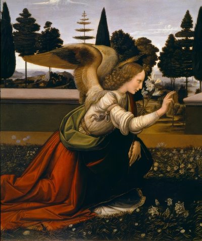 Zwiastowanie autorstwa Leonardo da Vinci