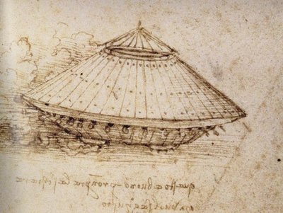 Rysunek czołgu pancernego, ok. 1485 autorstwa Leonardo da Vinci