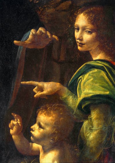 La Vierge aux rochers - Madonna ze skał ... autorstwa Leonardo da Vinci