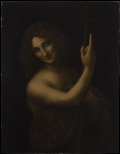 Św. Jan Chrzciciel, 1513-1516. autorstwa Leonardo da Vinci