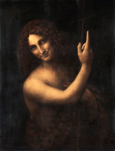 Św. Jan Chrzciciel, 1513-1516 autorstwa Leonardo da Vinci