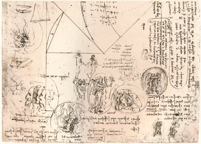 Studia emblematów, c1472-c1519 1883 autorstwa Leonardo da Vinci