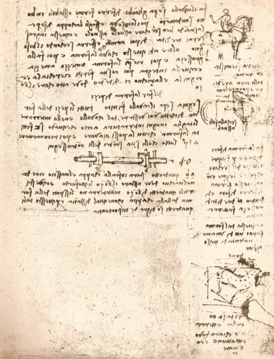 Studium do pomnika Sforzów, c1482-c1499 1883 autorstwa Leonardo da Vinci