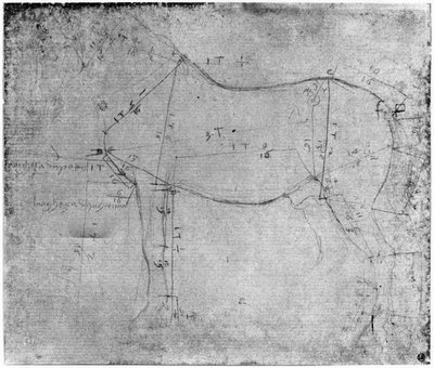 Studium konia (metalowy punkt na papierze) autorstwa Leonardo da Vinci