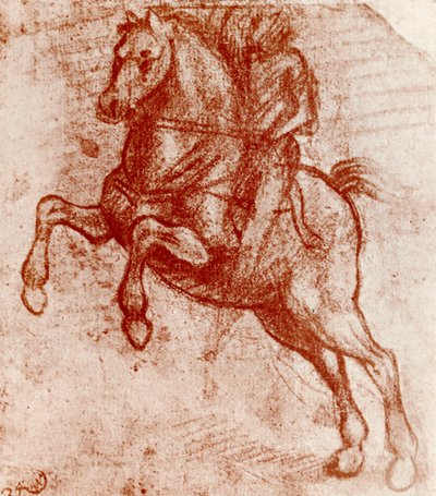 Studium rycerza, Leonardo De Vinci, 1913 autorstwa Leonardo da Vinci