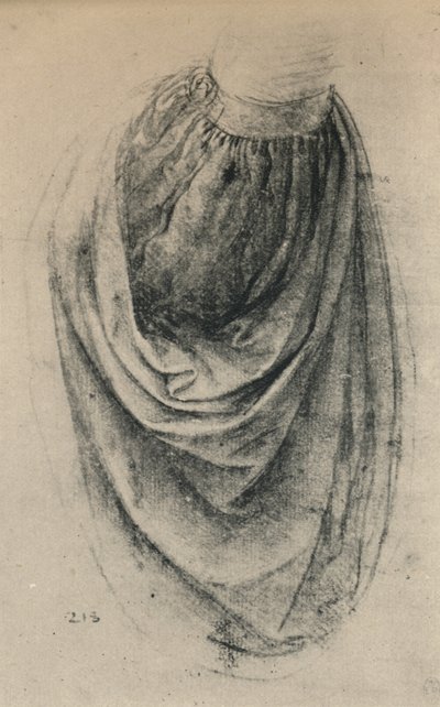 Studium rękawa, ok. 1480 1945 r autorstwa Leonardo da Vinci