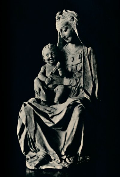 Madonna z Roześmianym Dzieciątkiem, 1928 autorstwa Leonardo da Vinci