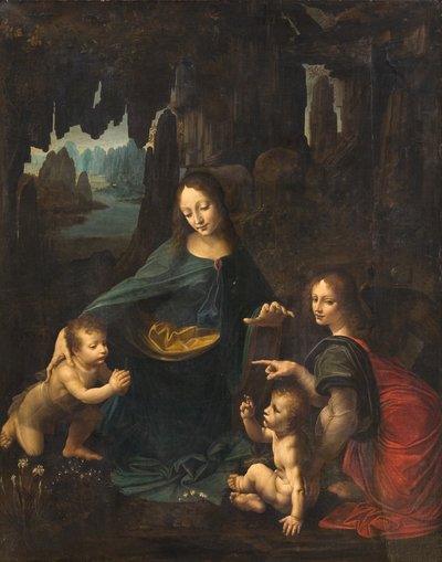 Dziewica Skał autorstwa Leonardo da Vinci