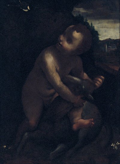 Niemowlę św. Jan Chrzciciel autorstwa Leonardo da Vinci