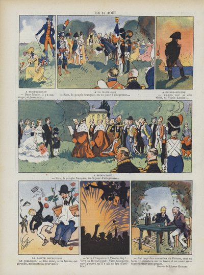 15 sierpnia Ilustracja do Le Rire autorstwa Leonce Burret