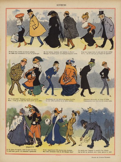 Ilustracja do Le Rire autorstwa Leonce Burret
