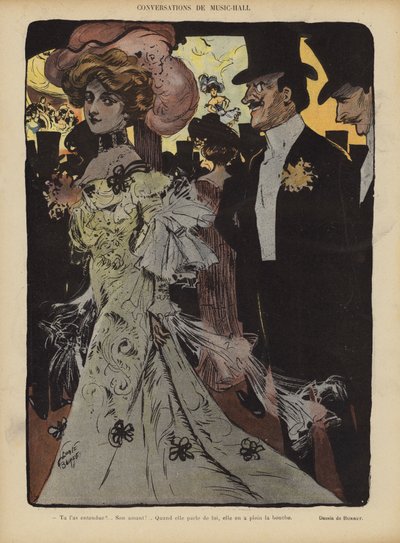 Ilustracja do Le Rire autorstwa Leonce Burret