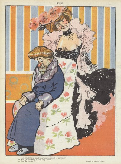 Ilustracja do Le Rire autorstwa Leonce Burret