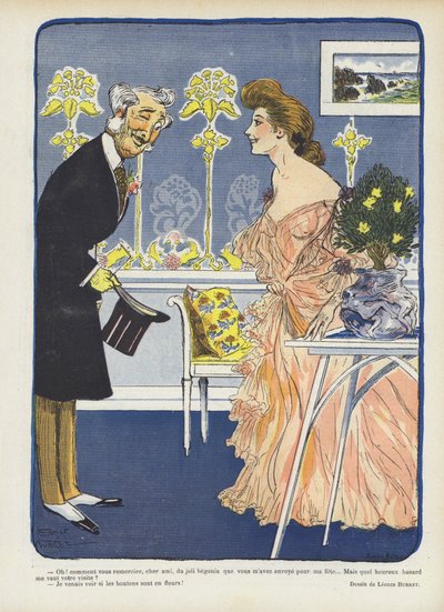 Ilustracja do Le Rire autorstwa Leonce Burret