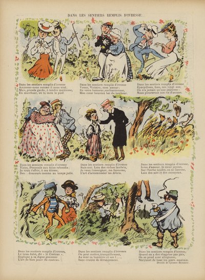 Ilustracja do Le Rire autorstwa Leonce Burret