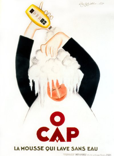 Reklama szamponu A Cap 1930 przez Leonetto Cappiello autorstwa Leonetto Cappiello