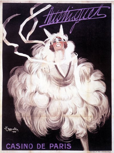 Plakat przedstawiający Mistinguett (Mistinguette) w Casino de Paris autorstwa Leonetto Cappiello