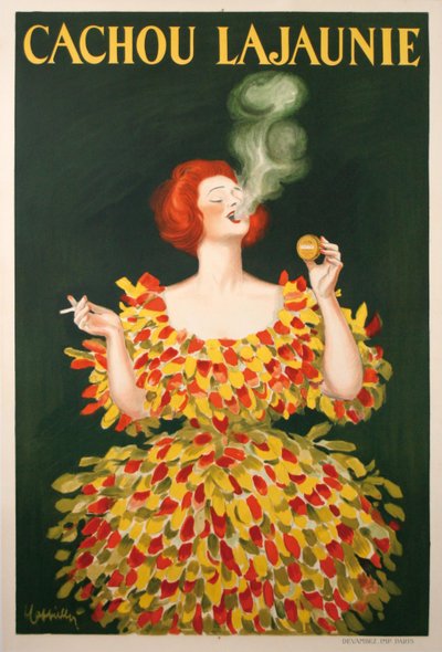 Cachou Lajaunie, 1922 autorstwa Leonetto Cappiello