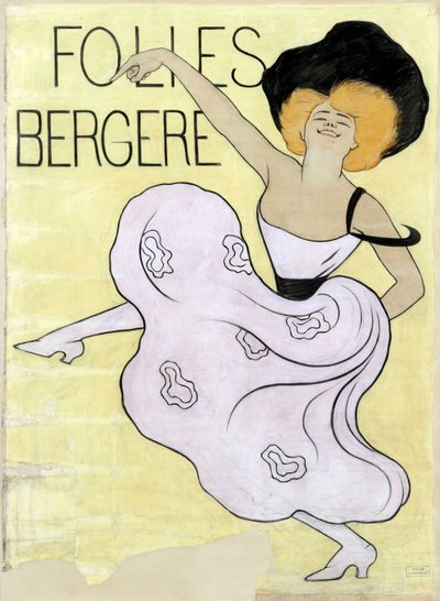 Folies Bergères, 1900 autorstwa Leonetto Cappiello