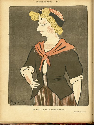 Ilustracja Leonetto Cappiello dit Cappiello (1875-1942) w Le Rire autorstwa Leonetto Cappiello