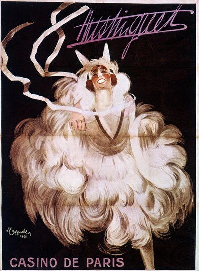 Mistinguett (Mistinguette) w Casino de Paris, plakat Leonetto Cappiello (1875-1942) autorstwa Leonetto Cappiello