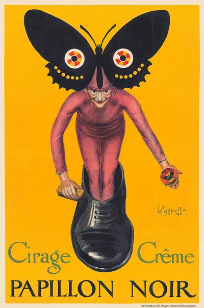 Czarny motyl, 1921. autorstwa Leonetto Cappiello