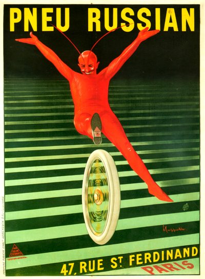 Pneu Russian American autorstwa Leonetto Cappiello