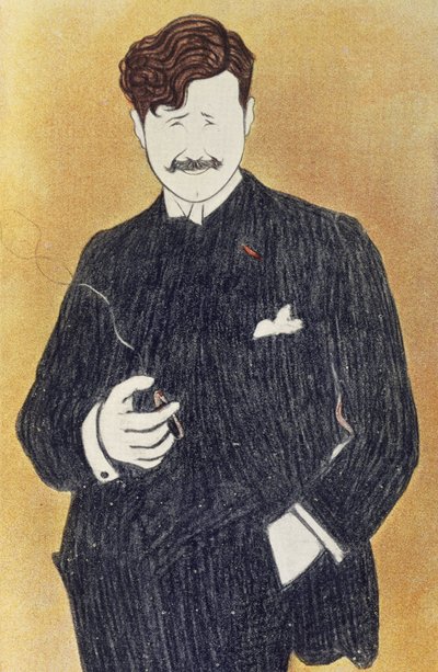 Portret Georgesa Feydeau (Paryż) autorstwa Leonetto Cappiello