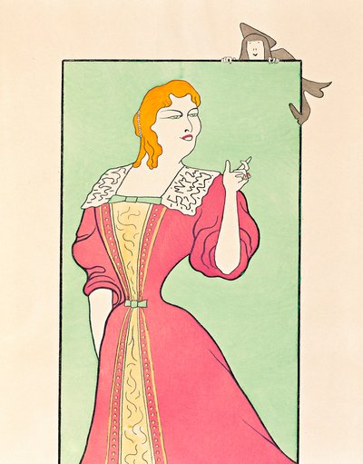 Aktor Marie-Louise (Marie Louise) Marsy (1866-1942) grający postać Elmire
