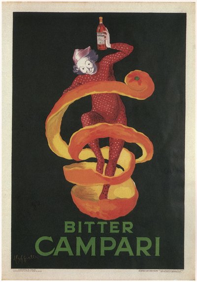 reklama dla Bitter Campari autorstwa Leonetto Cappiello